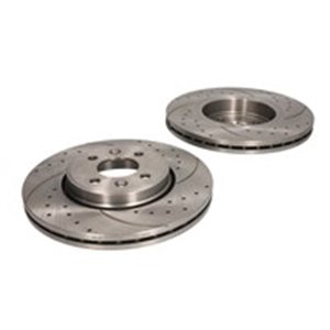 SPEEDMAX 5201-01-0863PTUO - SPEEDMAX CERT. TUV drilled/slotted brake discs set (2 pcs.), SPEEDMAX, Cut-Drilled, front ; L/R, out