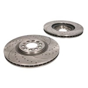 SPEEDMAX 5201-01-0856PTUOTUV - SPEEDMAX CERT. TUV drilled/slotted brake discs set (2 pcs.), SPEEDMAX, Cut-Drilled ; L/R, outer d