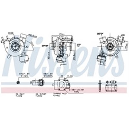 NISSENS 93247 - Turbocharger (New, with gasket set) fits: IVECO DAILY III RVI MASCOTT 2.8D 05.99-07.07