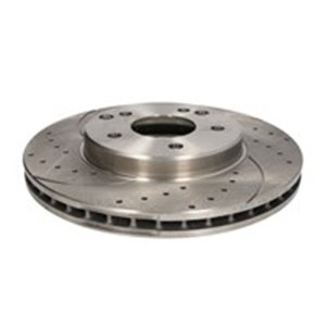 SPEEDMAX 5201-01-0736PTUOTUV - SPEEDMAX CERT. TUV drilled/slotted brake discs set (2 pcs.), SPEEDMAX, Cut-Drilled ; L/R, outer d