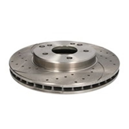 SPEEDMAX 5201-01-0736PTUOTUV - SPEEDMAX CERT. TUV drilled/slotted brake discs set (2 pcs.), SPEEDMAX, Cut-Drilled  L/R, outer d