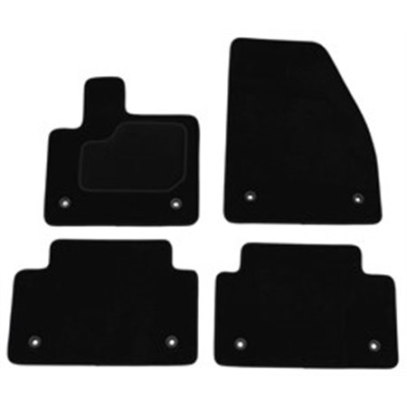 MMT A041 ROV157 PRM 01 Velour mats (front/rear, velours, set, 4 pcs, colour black) fits: