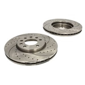 SPEEDMAX 5201-01-0774PTUO - SPEEDMAX CERT. TUV drilled/slotted brake discs set (2 pcs.), SPEEDMAX, Cut-Drilled, front ; L/R, out