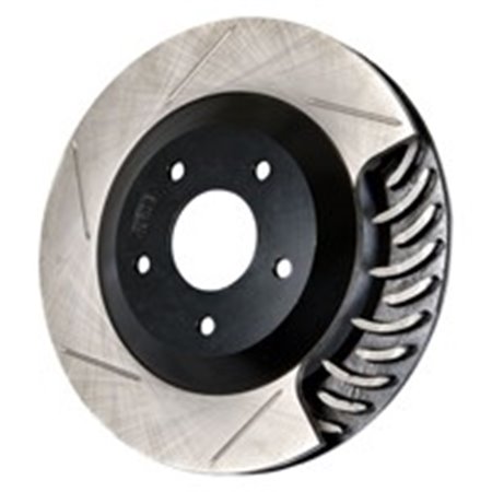 STOPTECH 126.40057SR - Brake disc, Sport, Ventilated, Cut, front  R, outer diameter 300 mm, thickness 25 mm, fits: HONDA CIVIC 