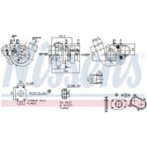 NISSENS 93473 - Turbocharger (New) fits: IVECO DAILY IV, DAILY V, DAILY VI 2.3D 05.06-