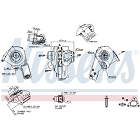 NIS 93273 Turbocharger (New, with gasket set) fits: MERCEDES SPRINTER 3 T (