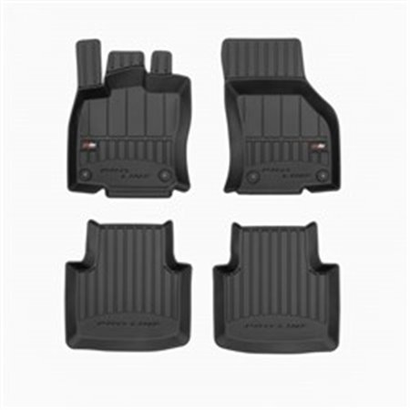 FROGUM FRG 3D407572 - Rubber mats proLine 3D (rubber / tpe, set, 4 pcs, colour black) fits: VW ARTEON 03.17- Liftback