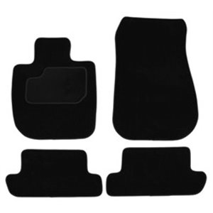 MMT A041 BM310 PRM 01 Velour mats (front/rear, velours, set, 4 pcs, colour black) fits: