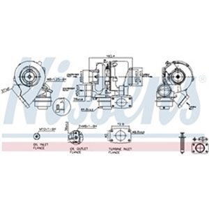 NISSENS 93202 - Turbocharger (New, with gasket set) fits: VW CRAFTER 30-35, CRAFTER 30-50 2.5D 04.06-05.13