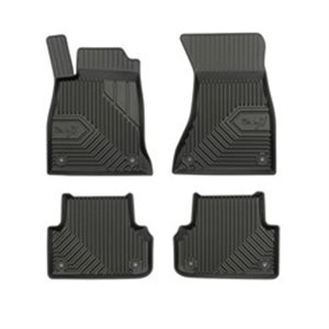 FROGUM FRG77407596 - Rubber mats No. 77 (front/rear, ultraflex dp, set, 4 pcs, colour black) fits: AUDI A4 ALLROAD B9, A4 B9 05.