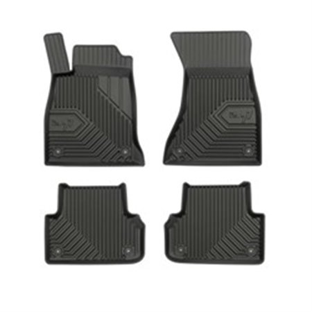 FROGUM FRG77407596 - Rubber mats No. 77 (front/rear, ultraflex dp, set, 4 pcs, colour black) fits: AUDI A4 ALLROAD B9, A4 B9 05.