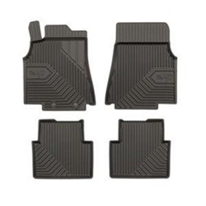 FROGUM FRG77408760 - Rubber mats No. 77 (front/rear, ultraflex dp, set, 4 pcs, colour black) fits: MERCEDES A (W169) 09.04-06.12