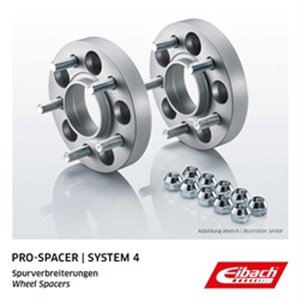 EIBACH S90-4-20-045 - Wheel spacer - 2 pcs 5x120; gr: 20mm; śr. otw. centr: 64mm - 4; (fitting elements included - Yes) - natura