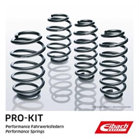 EIBACH E10-85-039-02-22 - Lowering spring, Pro-Kit, 4pcs, (30mm / 30mm) (1080kg / 820kg) fits: VW BEETLE 1.4-2.0D 04.11-07.19