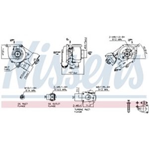 NISSENS 93102 - Turbocharger (New, with gasket set) fits: VOLVO C30, C70 II, S40 II, S80 II, V50, V70 III; FORD C-MAX, FOCUS C-M