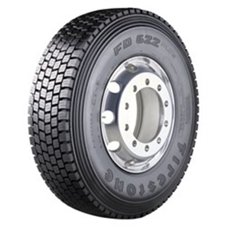 FIRESTONE 315/80R22.5 CFR FD622+MS - FD622+, FIRESTONE, Truck tyre, Regional, Drive, 3PMSF M+S, 156/150L, 22970, labels: From 0