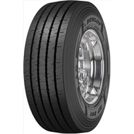 DUNLOP 435/50R19.5 CDU SP247 - SP247, DUNLOP, Truck tyre, Long distance, Semi-trailer, 3PMSF M+S, 160J, 572203, labels: From 01