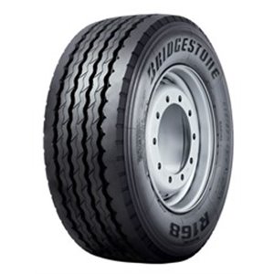 BRIDGESTONE 205/65R17.5 CBR R168 - R168, BRIDGESTONE, Truck tyre, Regional, Semi-trailer, M+S, 3PMSF, 127/125J, 13206, labels: F