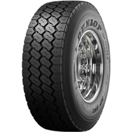 DUNLOP 385/65R22.5 CDU SP282MS - SP282, DUNLOP, Truck tyre, Construction, Semi-trailer, 3PMSF M+S, 160J, 582642, labels: fuel e