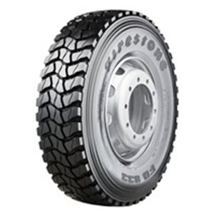 FIRESTONE 315/80R22.5 CFR FD833 MS - FD833, FIRESTONE, Truck tyre, Construction, Drive, 3PMSF; M+S, 156/150K, 13456, labels: Fro