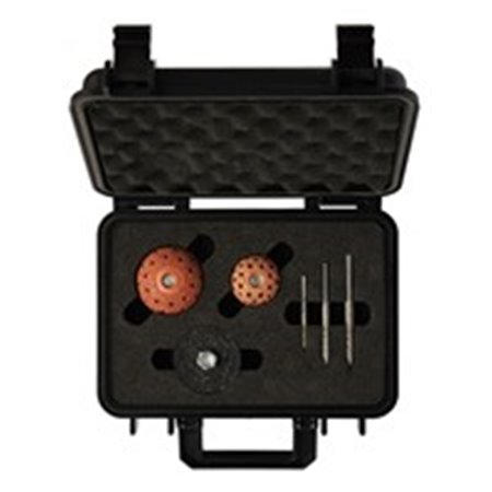 PROFITOOL 0XVUNARZEDZIA - Zestaw (walizka) narzędzi do naprawy opon osobowych, 4x4, dostawczych w walizce frezy 3mm, 4,5mm, 6mm