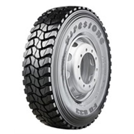 FIRESTONE 315/80R22.5 CFR FD833 - FD833, FIRESTONE, Truck tyre, Construction, Drive, 3PMSF M+S, 156/150K, 7843, labels: From 01