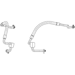 AP 124 000P Трубопровод низкого давления, кондиционер MAHLE - Top1autovaruosad