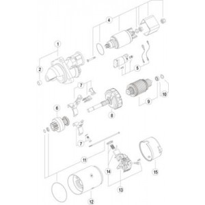 MS 289 Startmotor  12V  3 2kW  antal tänd - Top1autovaruosad