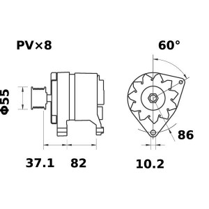 MG 223 Generaator MAHLE - Top1autovaruosad