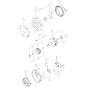 MG 223 Alternator MAHLE - Top1autovaruosad