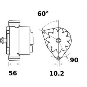 MG 24 Alternator MAHLE - Top1autovaruosad