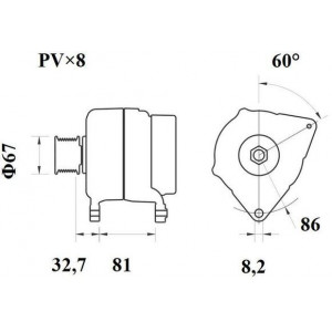 MG 246 Generaator MAHLE - Top1autovaruosad