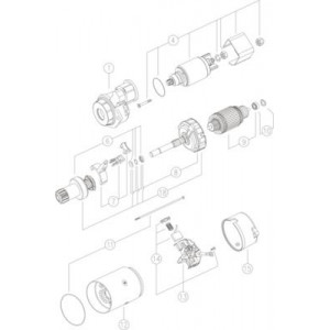 MS 292 Starter  12V  3 2kW  antal tänder  - Top1autovaruosad