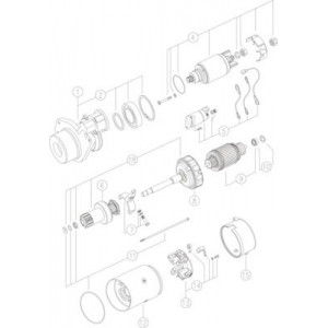 MS 64 Starter  12V  4 2kW  antal tänder 1 - Top1autovaruosad