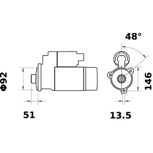 MS 64 Starter MAHLE - Top1autovaruosad