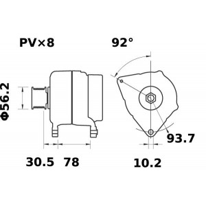 MG 23 Generaator MAHLE - Top1autovaruosad