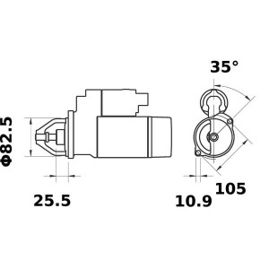 MS 659 Стартер MAHLE - Top1autovaruosad