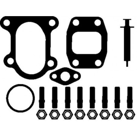 001 TA 17009 000 Mounting Kit, charger MAHLE