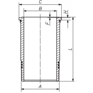 001 WN 21 01 Cylinderfoder  innerdiameter - Top1autovaruosad