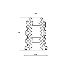 00165077 Kumipuskuri, suspensio TEDGUM - Top1autovaruosad