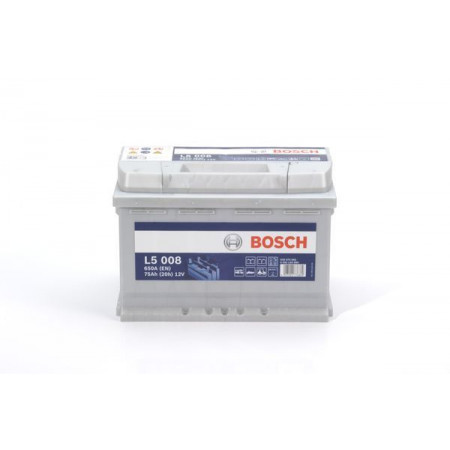 Bosch L5 008 75Ah 650A 278x175x190 -+