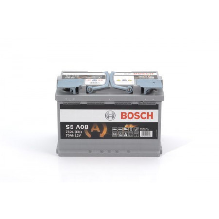 Bosch AGM 70Ah 760A 278x175x190 - +