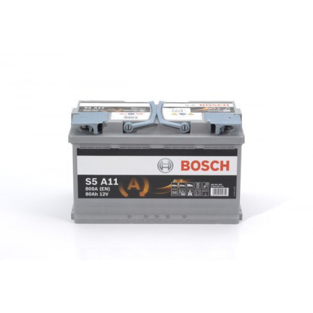 Bosch AGM 80Ah 800A 315x175x190 - +