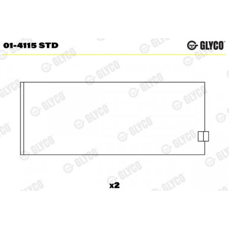 01-4115 STD Kepsulaager GLYCO