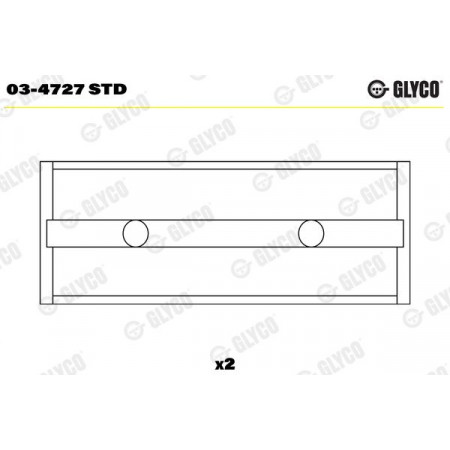 03-4727 STD Camshaft Bearing GLYCO