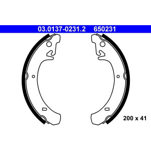 03.0137-0231.2 Brake Shoe Set ATE - Top1autovaruosad