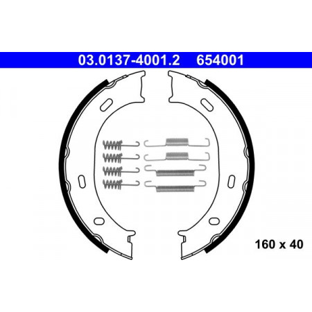 03.0137-4001.2 Комплект тормозных колодок, стояночная тормозная система ATE