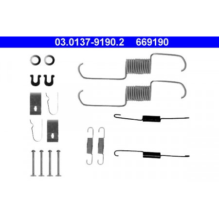 03.0137-9190.2 Accessory Kit, brake shoes ATE