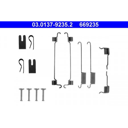 03.0137-9235.2 Accessory Kit, brake shoes ATE