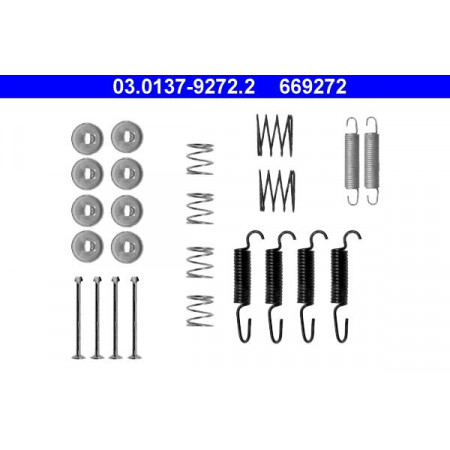 03.0137-9272.2 Accessory Kit, parking brake shoes ATE
